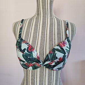 Victoria's Secret Mix-and-Match Twist Removable Push-Up Bikini Top (34C; Blue)